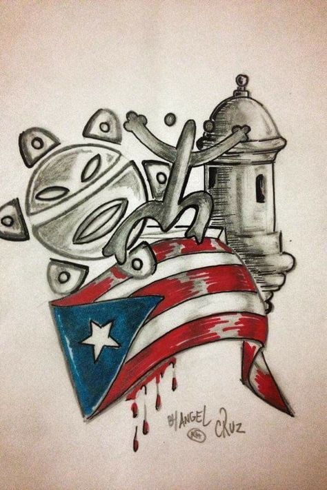 Puerto Rico Tattoo, Puerto Rican Artwork, Taino Tattoos, Taino Symbols, Taino Indians, Puerto Rico Pictures, Puerto Rico Art, Puerto Rican Flag, Puerto Rican Culture