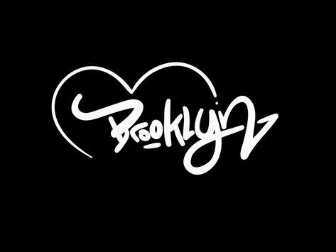 Brooklyn Brooklyn Graffiti, Graffiti Typography, Brooklyn Design, Best Typography, Typography Images, Typography Inspiration, Spread Love, Cool Logo, Logo Inspiration