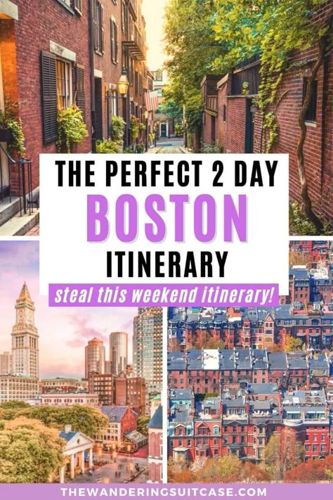 Boston Itinerary, Boston 2023, Weekend In Boston, Northeast Road Trip, Boston Weekend, Boston Travel Guide, Trip To Boston, Boston Vacation, Boston Trip