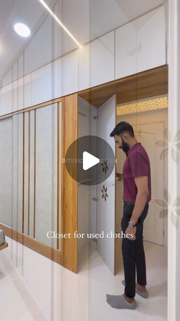 Clothes Cupboard, Laundry Room Closet, Kitchen Design Color, Wardrobe Interior Design, Bed Design Modern, Laundry Closet, Wardrobe Design Bedroom, Cupboard Design, Bedroom Wardrobe