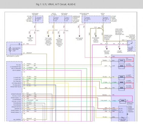 Transmission Wiring Diagrams Please  Can I Get A Chevy 4l60e 4l60e Transmission Rebuild, Chevy Transmission, 4l60e Transmission, Trailer Light Wiring, Printable Graph Paper, Chevy 1500, Electrical Circuit Diagram, Transmission Repair, Electrical Diagram