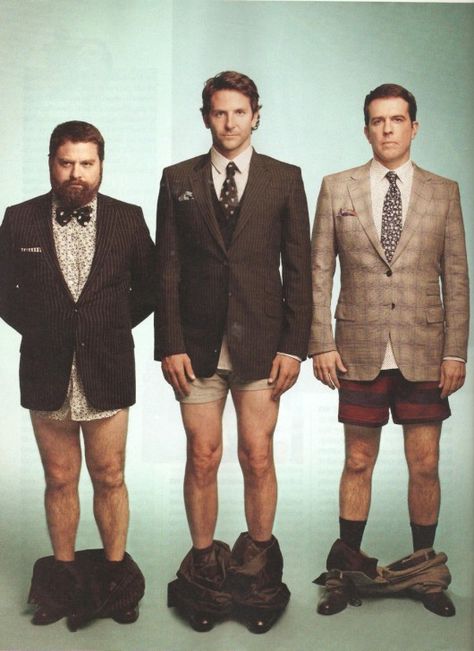 Zach Galifianakis Photoshoot, Ed Helms, Men In Suits, Zach Galifianakis, Stag Party, Bradley Cooper, Wolf Pack, Man Humor, Funny People