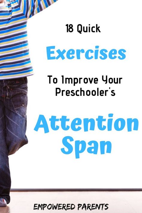 These activities to increase attention span in preschoolers are easy and practical for parents to follow. Build your child's focus and help them succeed! Concentration Activities For Kids, Increase Attention Span, Attention Activities, Concentration Activities, Help Kids Focus, Work Fun, School Learning, Gross Motor Activities, Baby Activities