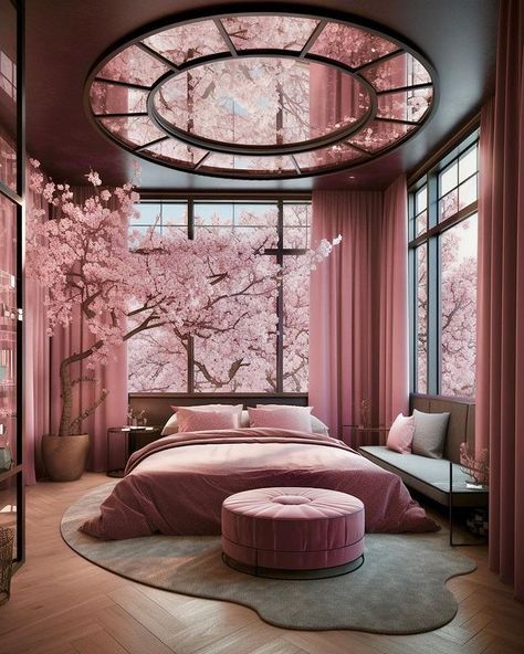 Pink Bedroom Ideas, Japanese Home Design, Pink Bedroom Decor, Japanese Home Decor, Gorgeous Bedrooms, Pink Bedrooms, Cute Bedroom Decor, Luxury Rooms, Dream Room Inspiration