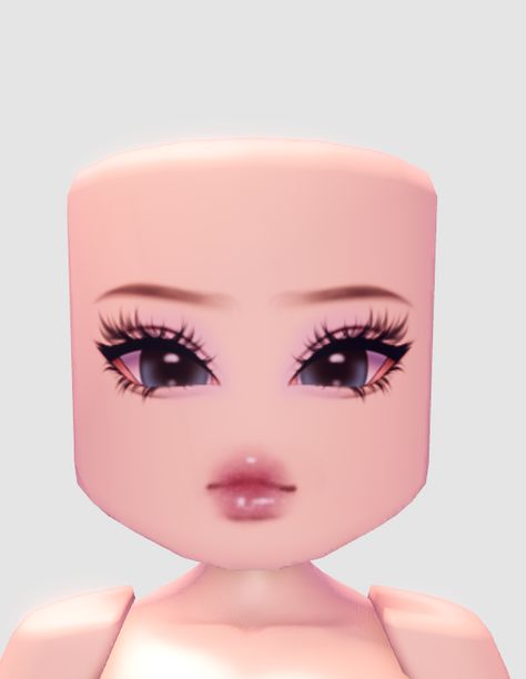 Jellyflavor - Superstar Eyes Fem + Senzie - Lip Plump + Senzie - Cutie Brows + Jellyflavor99 - Purple White Eyeshadow + Dearbea - Mega Lashes Mega Lashes, Face Roblox, Royal High Outfits Ideas Cheap, Rh Design, Rh Outfits, Rh Fits, White Eyeshadow, High Hair, Aesthetic Roblox Royale High Outfits