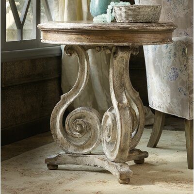 Hooker Furniture Chatelet Scroll End Table French Country Living Room, Shabby Chic Room, Country Living Room, Living Room End Tables, Hooker Furniture, Table Wood, Classic Furniture, French Country Decorating, Shabby Chic Furniture