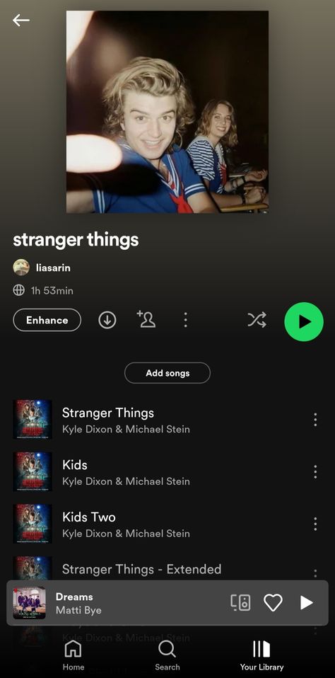 #st #strangerthings #films #playlist #spotify Stranger Things Playlist, Playlist Names, Playlist On Spotify, Spotify Playlists, Spotify Playlist, Stranger Things, Snapchat, Incoming Call Screenshot, Songs