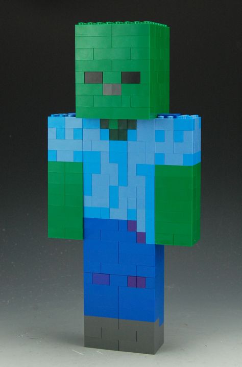 Lego Minecraft Zombie Duplo Ideas, Lego Zombies, Minecraft Zombie, Minecraft Lego, Sonic Birthday Parties, Lego Activities, Sonic Birthday, Pocket Bike, Lego Minecraft