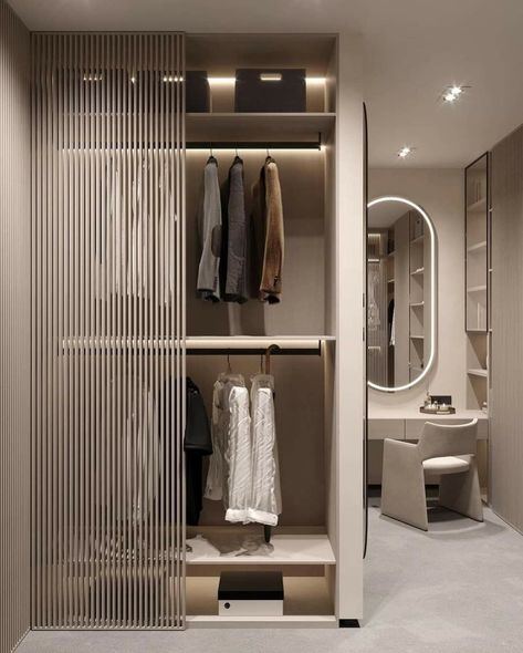 Japandi Closet, Japandi Wardrobe, Farm Bedroom, Japandi Bedroom, Closet Vanity, Walk In Closet Design, Beauty Boost, Modern Luxury Bedroom, Luxury House Interior Design