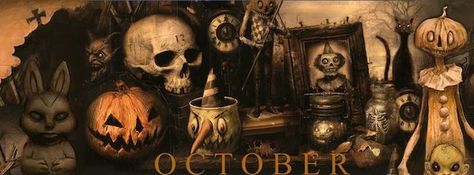 Facebook cover photo Photo Halloween, Halloween Kunst, Carte Halloween, Invitation Halloween, Halloween Artwork, Halloween Vintage, Halloween Images, Theme Halloween, Halloween Inspiration