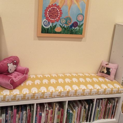 Ikea Expedit and Kallax Cushions - St Louis - by Hearth and Home | Houzz Nursery Bench Seat, Banquette Ikea, Ikea Window Seat, Ikea Bench, Ikea Kallax Shelf, Window Cushion, Ikea Expedit, Baby Room Diy, Ikea Kallax