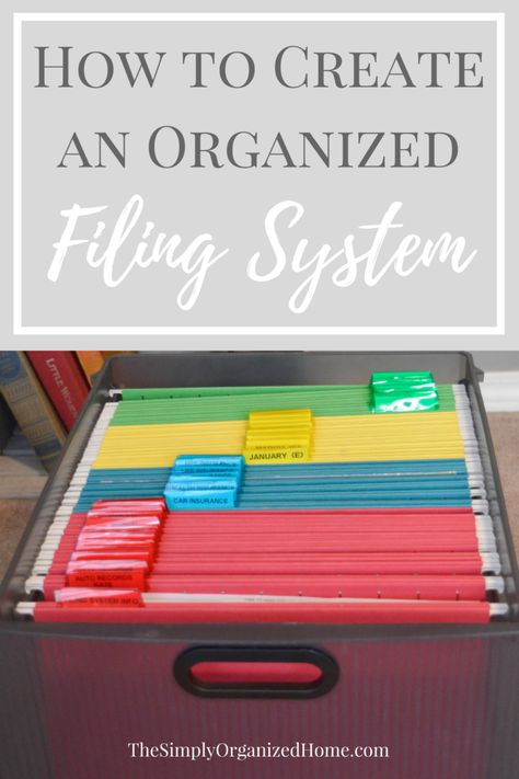 Office Filing System, Home Filing System, Filing Cabinet Organization, Diy Office Organization, Paper Clutter Organization, Office Organization Files, Office Organization At Work, Organizing Paperwork, Paper Clutter