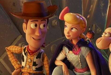 Iconic Cartoon Couples, Toy Story Couple, Bo Peep Toy Story, Dibujos Toy Story, Disney Doodles, Sheriff Woody, Toy Story Movie, Couples Toys, Toy Story Characters