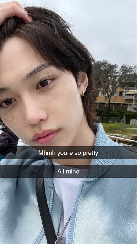 Felix Skz Snapchat, Lee Felix Snapchat, Felix Snapchat Edits, Felix Snapchat, Felix As Your Boyfriend, Kpop Boyfriend Material Snapchat, Skz Snapchat, Skz Snaps, Kids Snapchat