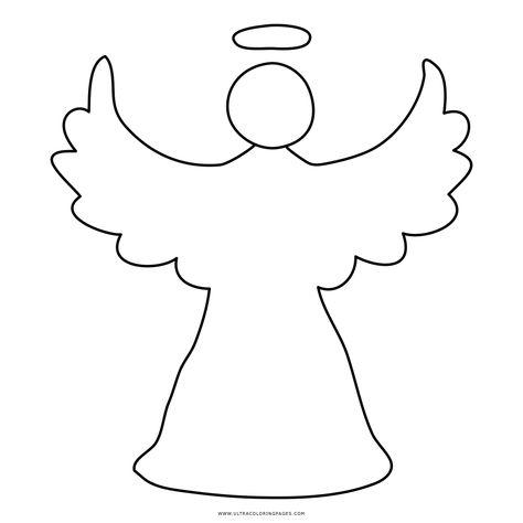 Dibujo De Navidad ángel Para Colorear - Ultra Coloring Pages Bautizo Ideas, Angel Coloring Pages, Free Christmas, Christmas Angels, Flower Crafts, Christmas Printables, Coloring Pages For Kids, Christmas Crafts, Coloring Pages