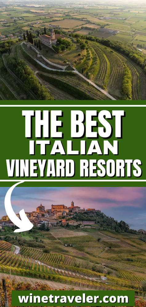 The Best Italian Vineyard Resorts to visit in 2024. Our carefully curated list highlights some of the most beloved wineries, vineyard resorts, and charming boutique winery villas across Italy’s picturesque landscape. From Tuscany’s rolling hills to Piedmont’s majestic vineyards, you’ll find the perfect spot to indulge in Italy’s finest wines and immerse yourself in the local culture. Vineyards In Italy, Tuscany Italy Vineyards, Tuscany Vineyard, Italian Vineyard, Vineyard Vacation, Picturesque Landscape, Wine Tourism, New England Travel, Italy Travel Tips