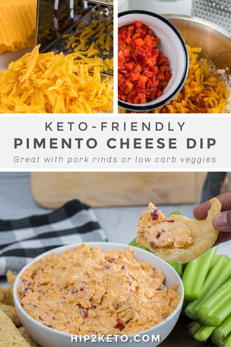 Keto Pimento Cheese Recipe, Keto Pimento Cheese, Pimento Cheese Recipe Easy, Pimento Cheese Dip Recipe, Cold Apps, Keto Apps, Keto Dip, Keto Dips, Thm Snacks