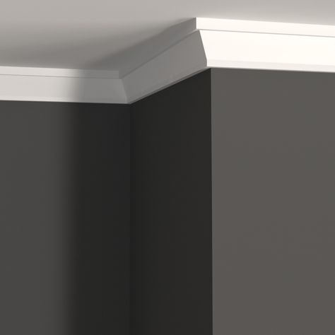 Craftsman Crown Molding Ceilings, Modern Crown, Crown Molding Modern Farmhouse, Modern Farmhouse Crown Molding Ceiling, Simple Modern Crown Molding, Crown Molding Mid Century Modern, Thick Crown Molding, Contemporary Crown Molding, Modern Crown Moulding