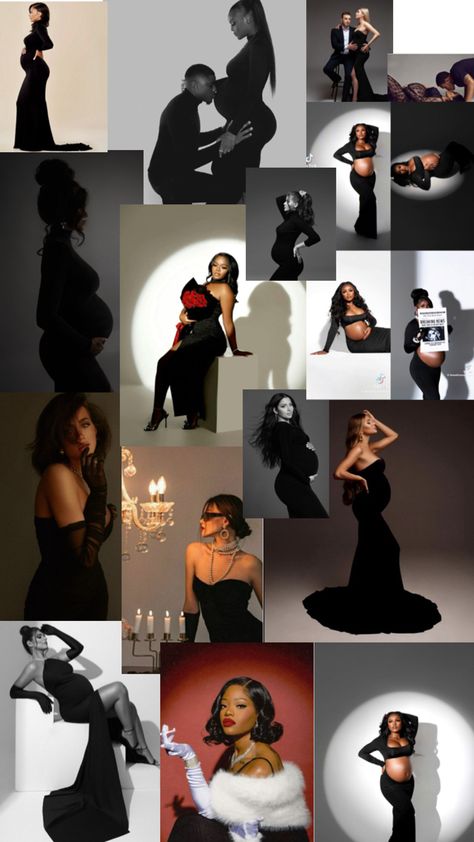 Addams Family Maternity Shoot, Birthday Pregnancy Photoshoot Ideas, Maternity Photo Shoot Ideas Couples Funny, Maternity Photo Shoot Black Women, Glamour Maternity Shoot, Diy Maternity Shoot Ideas, Classy Maternity Shoot Couple, Maternity Photography Ideas Couple Black, Maternity Pictures Just Mom