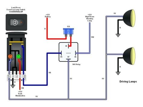 5 Pin Relay Wiring Diagram Driving Lights Motorcycle Diagram, Relay Wiring Diagram, Trailer Light Wiring, Trailer Wiring Diagram, Light Switch Wiring, Accessoires 4x4, Motorcycle Wiring, Electrical Circuit Diagram, Led Driving Lights