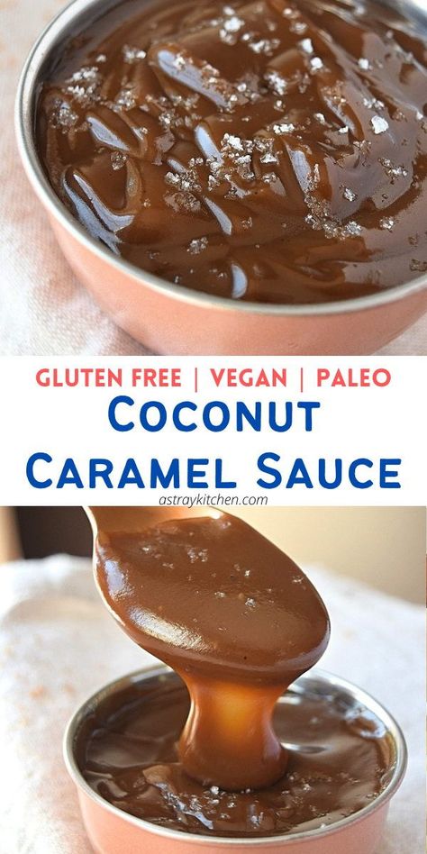 3 Ingredient Coconut Caramel Sauce! Creamy Caramel that’s dairy free, gluten free, paleo, and vegan friendly. An easy dessert recipe topper that's sure to please everyone! Carmel Sauce Recipe, Coconut Caramel Sauce, Gluten Free Cupcakes Vanilla, Coconut Milk Coffee, Pumpkin Doughnut, Vanilla Cupcake Recipe, Easy Dessert Recipe, Vegan Caramel, Gluten Free Banana Bread