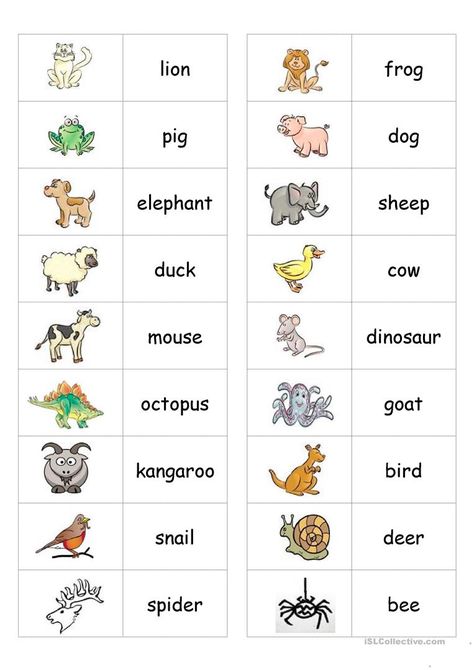 Daily Routine Kids, Ingles Kids, Esl Vocabulary, Animal Worksheets, Learning English For Kids, English Games, English Worksheets For Kids, English Activities, Esl Worksheets