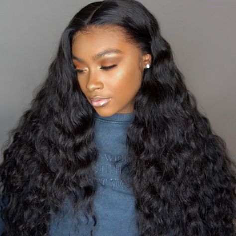 Deep Wave Weave Hairstyles, Deep Wave Hair, Lace Closure Hairstyles, Loose Deep Wave, Frontal Hairstyles, Deep Wave Hairstyles, Malaysian Hair, Wave Hair, Peruvian Hair