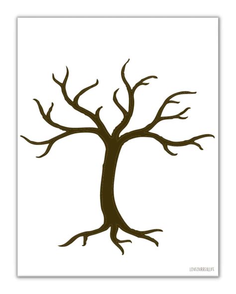 Bare Tree Printable, Free Tree Template, Tree Printable Free, Trees Without Leaves, Leaves Template, Tree Template, Coloring Pages Winter, Mickey Mouse Coloring Pages, Dead Tree