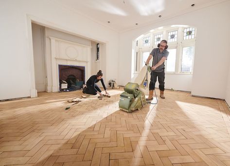 These 10 Renovation Trends Will Be Popular in 2020  ||  When you own a home, it never seems to be quite finished. In the quest to make it as comfortable, functional, and up to date as possible, there's always something to be repaired, replaced, or improved. If you're busy dreaming up new projects for the new year, check out this top 10 list of renovation trends for https://www.bobvila.com/slideshow/these-10-renovation-trends-will-be-popular-in-2020-53194?slide_name=home-renovation-trends-in-2020 How To Hang Wallpaper, Parquet Flooring, Real Estate Tips, Floor Installation, Home Maintenance, Renovation Project, Home Improvement Projects, Diy Design, Home Renovation