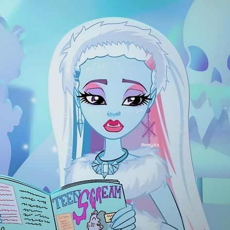 #Abbey Bominable #icon #edit #monster high #desenho Abbey Monster High Icon, Abby Bominable Icon, Abby Bonimable, Abbey Bominable Icon, Abbey Bonimable, Abbie Bominable, Abbey Bominable Aesthetic, Abby Abominable, Abbey Monster High