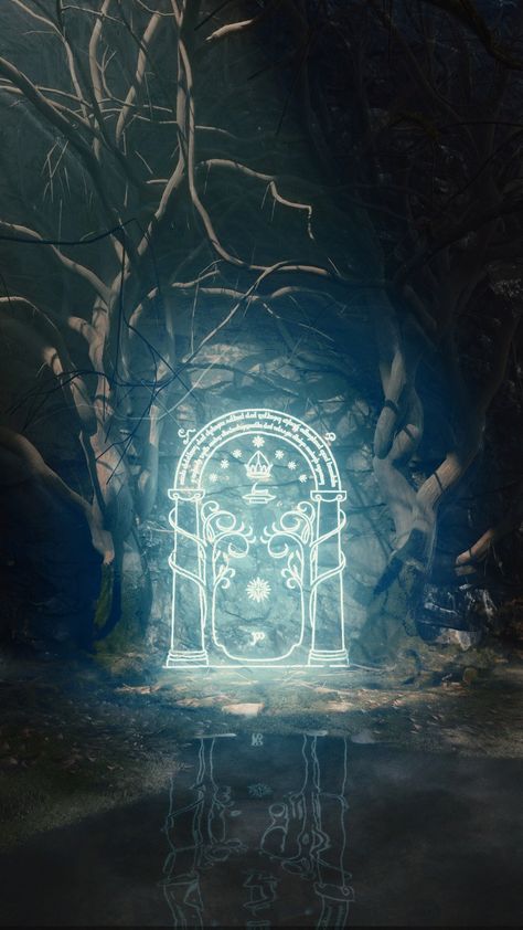 ArtStation - Gate of Moria, Vladimír Stáňa Fantasy Portal, The Middle, Gate, Portal, Forest