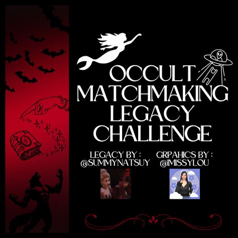 Occult Legacy Challenge Sims 4, Sims 4 Occult Challenge, Sims 4 Legacy Challenge Ideas, Legacy Challenge Sims 4, Sims 4 Occult Cc, Sims4 Challenge, Sims 4 Witch Cc, Sims 4 Challenge, Sims 4 Skills