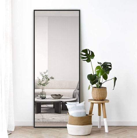 Mirror Bedroom Decor, Mirror Decor Ideas, Full Body Mirror, Apartment Decoration, Body Mirror, Dressing Mirror, Length Mirror, Bedroom Mirror, Full Length Mirror