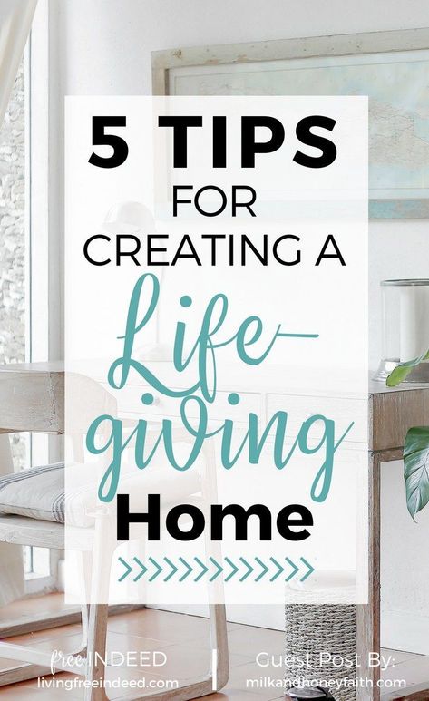 5 Tips for Creating a Life-Giving Home - Free Indeed Decorating With Black And White, Decorating With Black, Christian Hospitality, Sally Clarkson, Happy Homemaking, Christian Homemaking, Free Indeed, Raising Godly Children, Christian Marriage