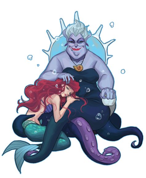 Ursula And Ariel, Octopus Mermaid, Disney Princess Fashion, Dark Disney, Disney Princess Ariel, Disney Ariel, Ariel The Little Mermaid, Mermaid Art, Disney Dream