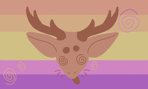 Deer Xenogender, Deer Therian, Therian Flag, Deer Gender, Neo Pronouns, Xeno Flags, Xeno Hoard, Xenogender Hoard, Gender Flags