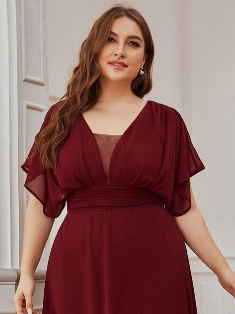 Plus Size Evening Gown, Formal Maternity Dress, Maxi Evening Dress, Plus Size Party Dresses, Elegant Party Dresses, Chiffon Evening Dresses, Ever Pretty, Affordable Dresses, Formal Dresses For Weddings