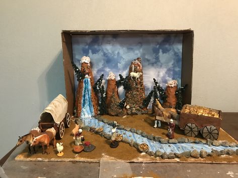 4th Grade California project. California Gold Rush. California Gold Rush Project, Gold Rush Projects 4th Grade, California Gold Rush Activities, Gold Rush Projects, Gold Rush Activities, Diaroma Ideas, California Missions Project, Writing Leads, Diorama Kids