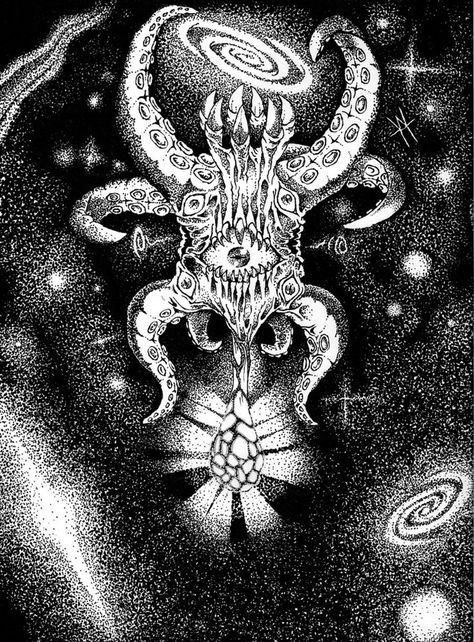 Azathoth by anthonyweber on DeviantArt Elder Gods, Lovecraft Art, Tentacle Art, Yog Sothoth, Cthulhu Art, Dream Song, Lovecraftian Horror, Eldritch Horror, Hp Lovecraft