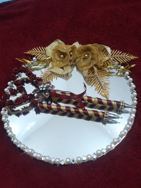 Nikah Pen, Crown Jewelry, Tray, Pen, Crown