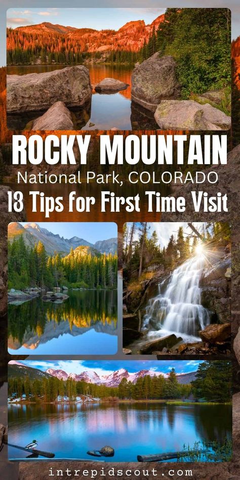 Tips for First-Time Visit to Rocky Mountain National Park Rocky Mountain National Park Itinerary, Rocky Mountains National Park, Colorado National Parks Road Trips, Rocky Mountain National Park With Kids, Rocky Mountain National Park Winter, Estes Park Hikes, Colorado Family Vacation, Colorado Travel Guide, Rocky Mountain National Park Colorado