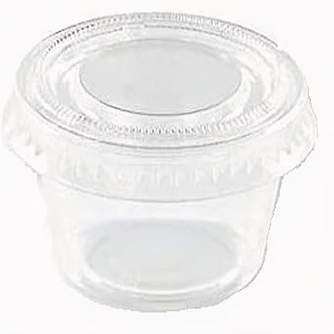 Make packaging up sauces or small treats easy with these portion cups. Featuring a clear cup and a lid, these can be used for many purposes. Holding two ounces and sold in packs of 24, these portion cups can be paired with any other party supplies. Conveniently disposable, portion cups are excellent for single-portion servings. Comes in clear and made of plastic. Portion cups come with 2 oz. capacity and are perfect for sampling. Small Treats, Clear Cups, Plastic Cups, Disposable Tableware, Delivery Groceries, Plastic Cup, Cleaning Products, 6 Pack, Shopping List