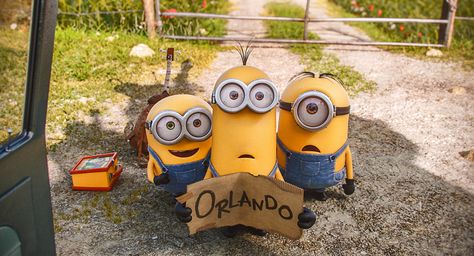 Orlando or Bust! Minions Trailer, Minion Humour, Minion Movie, Minion Pictures, Minions Love, Cute Minions, Minions Wallpaper, Minion Party, 2015 Movies