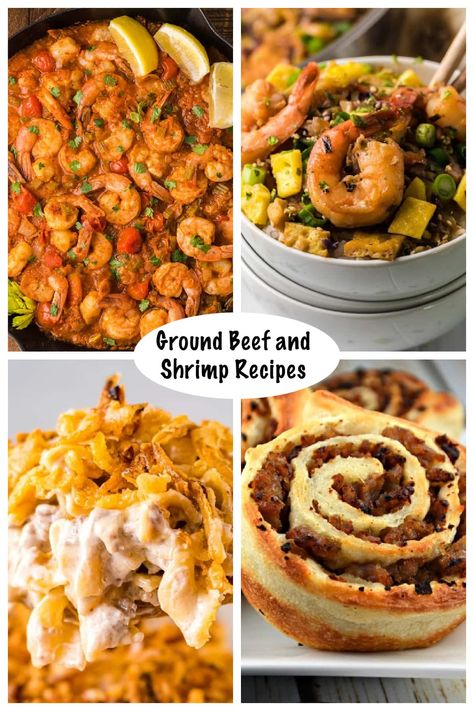 Beef And Shrimp, Texas Beef, Shrimp Stir Fry, Shrimp Recipes For Dinner, Smoked Fish, Slow Cookers, Shrimp Recipes, Ground Beef Recipes, Vegetable Side Dishes