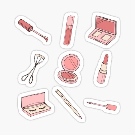 Clarins Lip Oil, Makeup Clipart, Paper Makeup, Makeup Collage, Makeup Stickers, Bond Paper Design, Buy Makeup, Book Crafts Diy, Some Makeup