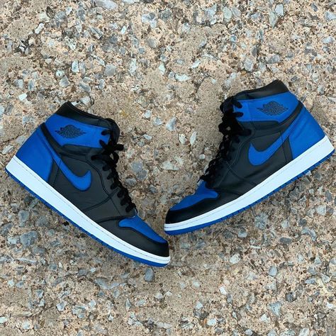 Air Jordan 1 Royal Blue,Air Jordan 1 Mid Royal Blue,Air Jordan 1 Outift Blue And Black Air Jordan 1, Jordans Blue And Black, Royal Blue Jordan 1's, Nike Air Mid 1, Jordan 1 Black And Blue, Jordan 1 Bleu, Dark Blue Jordans, Blue And Black Jordans, Royal Blue Jordans