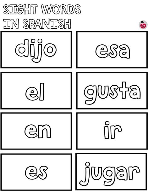 My son is in a dual language program. Half of his week is in Spanish and half of his week is in English. That means that he has to learn Learning Espanol, Spanish Sight Words, Kindergarten Spanish, Practice Spanish, Sight Word Bingo, Spanish Language Arts, Word Bingo, Spanish Basics, Spanish Lessons For Kids