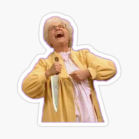 Drama Stickers, Golden Girls Merchandise, Golden Girls Gifts, Golden Girls Quotes, Dorothy Zbornak, Girls Stickers, Emoji Stickers Iphone, The Golden Girls, Golden Design