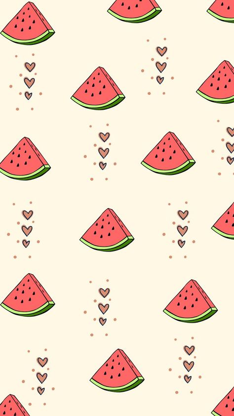 Watermelon Wallpaper Aesthetic, Summer Phone Wallpaper, Watermelon Background, Fruit Doodle, Watermelon Wallpaper, Valentines Wallpaper Iphone, French Wallpaper, House Decals, Future Wallpaper