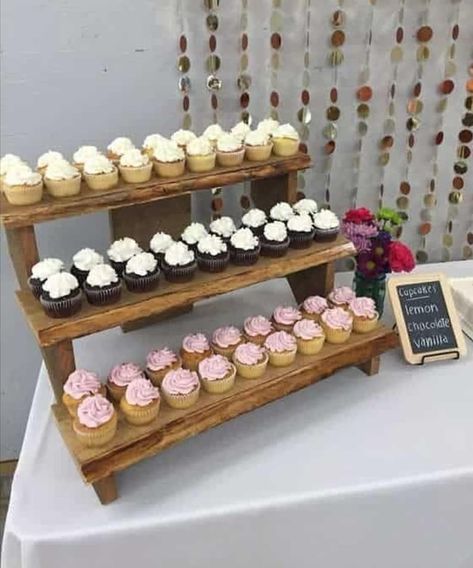 Cupcake Stand Plan/wedding Stand Plan/craft Show Display | Etsy Build A Cupcake, Cupcake Display Stand, Wedding Stand, Bar A Bonbon, Hardware Stores, Senior Graduation Party, Graduation Party Diy, Decoration Evenementielle, Graduation Party Planning